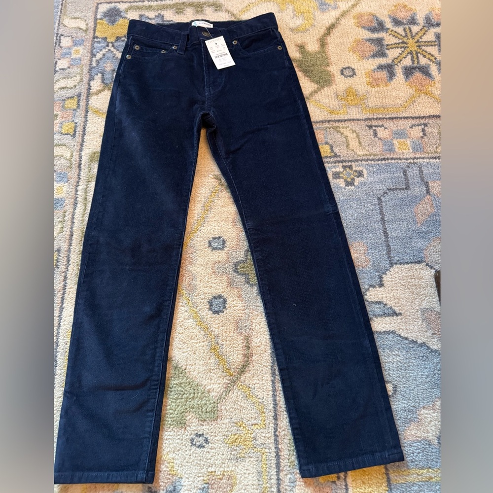 NWT Crewcuts Dark Blue Corduroy pants